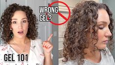 Strong Hold Gel For Curly Hair, Gel Curly Hair, Perfect Curly Hair, Gymnastics Hair, Curl Definition, Hair Diy, Hair Frizz, Hair Things, Makeup Stuff