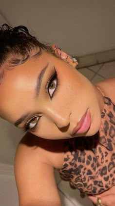 Catwoman Makeup, Leopard Makeup, 20 Makeup, Prom Look, Barbie Makeup, Brown Skin Makeup