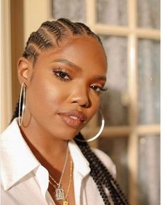 Ryan Destiny, Summer Braids, Half Up Half Down Hair Prom, African Hair Braiding Styles, Feed In Braid, Love Your Hair, African Braids Hairstyles, Box Braids Hairstyles, African Hairstyles