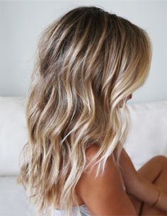 Romantic Waves Hair, Romantic Waves, Balayage Hair Blonde, Long Blonde