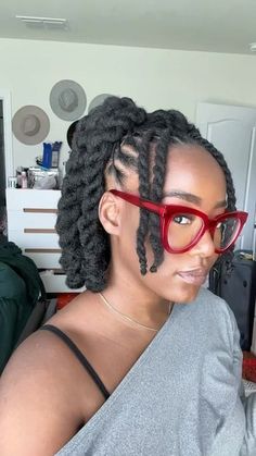 Long Loc Retwist Styles, Twisted Locks Hairstyles, French Roll Loc Style, Retwist Locs Style Black Women Short, Corporate Loc Styles, Loc Updo Ponytail, Barrel Twist Half Up Half Down Locs, Locs With Weave Ponytail, Cuban Twist Hairstyles Over Locs