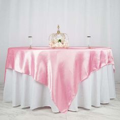 Home Add to Favorites About Us Contact Us View All Items Save on Party Supplies & Linens! Store Category CHAIR COVER SUPER SALE Chair Covers Chair Sashes Tablecloths Table Overlays Table Runners Linen Napkins Wedding Centerpieces Flower Girl Dresses Tulle & Fabric Bolts Wedding Favors Wedding Supplies Wedding Flowers Party Tableware Other Store Pages Home Add to Favorites About Us Contact Us View All Items Pink SATIN SQUARE 90"x90" Table OVERLAY Special Discounts at Checkout! Here's What is Incl Wedding Table Overlays, Table Covers Wedding, Mystical Unicorn, Pink Wedding Decorations, Table Overlays, Party Table Cloth, Pink Table, Square Tablecloth, Square Table