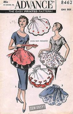 an old fashion sewing pattern from the 1950's