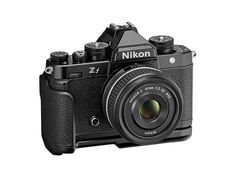 the nikon z7 camera is shown in black