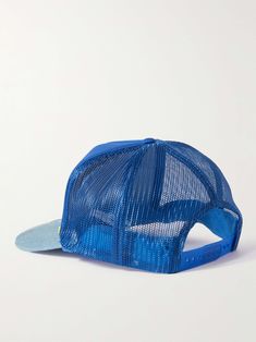 Shop KAPITAL Printed Canvas, Patchwork Denim and Mesh Trucker Cap, Explore the latest in-season KAPITAL collection today on MR PORTER Cap For Men, Patchwork Denim, Printed Canvas, Denim Patchwork, Mr Porter, Trucker Cap, Porter, Mesh, Canvas Prints