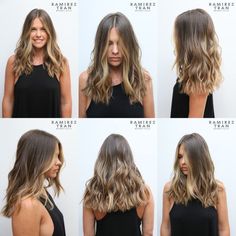 Short Hairstyles For Thick Hair, Blonde Hair With Highlights, Brown Blonde Hair, Haircut For Thick Hair, Light Brown Hair, Brunette Hair, Blonde Hair Color, Sun Kissed, Ombre Hair