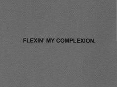 the words flexin'my completion are written in black ink on a gray background