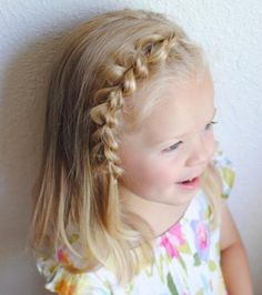 Toddler Girl Haircut, Girls Hairstyles Easy, Toddler Hairstyles, Easy Hairdos, Hairstyles Beach