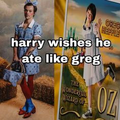 harry wishes he ate like greg the wonderful wizard of ozz and his friends