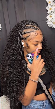 Braided Hairstyles Quick, Latest Braids Hairstyles, Latest Braids, Latest Hairstyles For Ladies, Latest Hair Braids, Hairstyles For Ladies, Braided Hairstyles For Black Women Cornrows, Feed In Braids Hairstyles, Braided Prom Hair