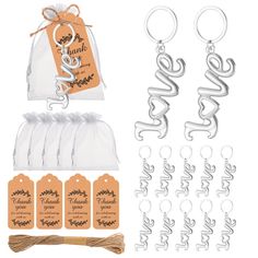 PRICES MAY VARY. The Item Iclude:50 Pieces bottle opener keychain + 50 Pieces gift tags Multiple Uses:Winocbxt love bottle opener keychain can be used as a return gifts for all kinds of parties , like wedding , bridal shower , baby shower birthday , graduations or other celerations Sturdy and Long Lasting:the bottle opener keychain gift is made of high quality alloy material so it can be sued as a practical bottle opener tool for a long time is not easy to embroider and damage Tags Tips: You can Gifts For Wedding, Return Gifts, Bottle Opener Keychain, Bottle Openers, Thank You Tags, Keychain Gift, Shower Baby, Bridal Shower Favors, Shower Favors