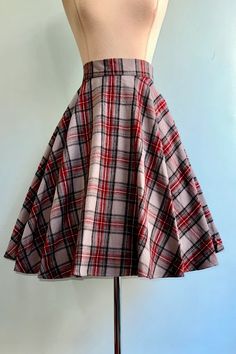 Grey Plaid Flannel Circle Skirt by Heart of Haute – Modern Millie Modern Millie, Grey Plaid, Kids Outerwear, Red And Black Plaid, Flannel Fabric, Gray Skirt, Circle Skirt, Wedding Wear, Black Plaid