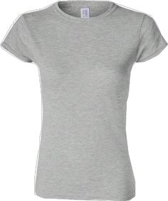 Basic Fitted Gray T-shirt, Fitted Basic Gray T-shirt, Fitted Basic Pre-shrunk T-shirt, Fitted Gray Cotton T-shirt, Gray Tri-blend Cotton T-shirt, Basic Gray T-shirt With Screen Print, Basic Fitted Cotton T-shirt, Fitted Plain Cotton T-shirt, Solid Tri-blend Cotton T-shirt