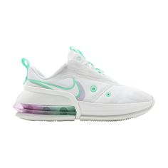 Find NIKE Wmns Air Max Up ' Green Glow Lilac on Editorialist. Wmns Air Max Up 'White Green Glow Lilac' Nike Air Max For Women, Swag Shoes, Air Max, Nike Air Max, Nike Women, Lilac, Nike Air, Top Brands, Nike