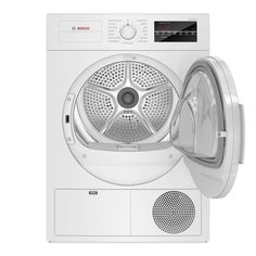 Bosch 300 Series 3.9-cu ft Stackable Ventless Electric Dryer (White) ENERGY STAR Lowes.com Ventless Dryer, Drawer Dishwasher, Portable Washer, Gas Dryer, The 300, Built In Dishwasher, Outdoor Refrigerator, Warming Drawer, Smart Appliances