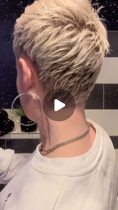 3,480 likes, 49 comments - b.eautiful_k.ind on January 17, 2024: "Fresh trim coming soon… 😉 Cut by @biljana_ziga_hair_stylist #hairvideos #hairstyling #sideshave #veryshorthair #pixies #pixiehaircut #pixiehair #shorthair #shorthairdontcare #shorthairstyle #shorthaircut #shorthairlove #shorthair_love #pixiepalooza #nothingbutpixies #cheveuxcourts #cabello #cabellocorto #cabelocurto #capellicorti #krotkiewlosy #haarschnitt #kurzehaare #kurzhaarschnitt #kurzhaarfrisuren #hotd #hairinspo #hairinst Pixie Haircut From The Back, Short Pixie Haircuts For Curly Hair, Spiky Pixie Haircut Spikes 2024, Pixie Cut 2024, Pixie Haircut Videos, Razor Cut Hairstyles Short, How To Style Short Hair Pixie Tutorials, Diy Pixie Haircut Tutorials, How To Style A Pixie Cut