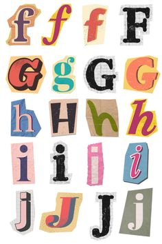 the alphabet is made up of different types of letters