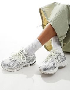 New Balance 1906 sneakers in silver | ASOS New Balance 1906r Outfit, Work Baddie, African Soap, New Balance 1906, Balance Branding, Nike Air Max Jordan, Balance Logo, Sneaker Trend, Logo New