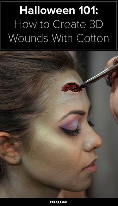 You'er going to need these tips for your #DIY zombie costume. Fx Scar Makeup, Thriller Zombie Costume Diy, Horror Halloween Makeup Ideas, Jasmine Halloween Makeup, Zombie Realistic Makeup, How To Do Zombie Makeup, Sfx Wound Makeup Tutorial, Fx Makeup Wounds, How To Zombie Makeup