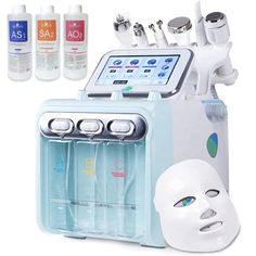 PRICES MAY VARY. Advance Technology: BRÜUN adopts advance technology to convert the purified water into hydrogen and oxygen water which can quickly move into the skin to achieve the effect of cleaning. It improves blood circulation and absorption of beauty products. Multifunctional Device: Our multifunctional Hydrogen Oxygen facial machine moisturize the skin to make it smooth. It tightens the chin line to clear the under-eye area and lines on the eyes. It helps in improving the color and skin r Hydrafacial Machine, Oxygen Facial Machine, Advance Technology, Oxygen Facial, Microdermabrasion Machine, Facial Devices, Skin Scrub, Hydra Facial, Purified Water