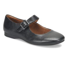 Step into comfort and style with the Eurosoft Kendal Mary Jane casual flats. These versatile shoes feature a rounded toe and a hook-and-loop closure for a secure fit, making them perfect for everyday wear. The buckle accent adds a touch of elegance to your casual look. From Eurosoft. Casual Flats With Buckle Closure Medium Width, Shoe Wardrobe, Versatile Shoes, Fall Fits, Casual Flats, Casual Look, Low Heels, New Shoes, Mary Janes