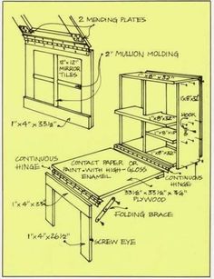 the diagram shows how to build an oven