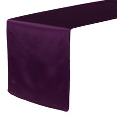 14 x 108 inch Satin Table Runner Eggplant - Bridal Tablecloth Purple Table Runner, Satin Table Runner, Purple Table, Red Napkins, Wedding Tablecloths, Reception Tables, Table Runners Wedding, Wedding Reception Tables, Free Fabric Swatches