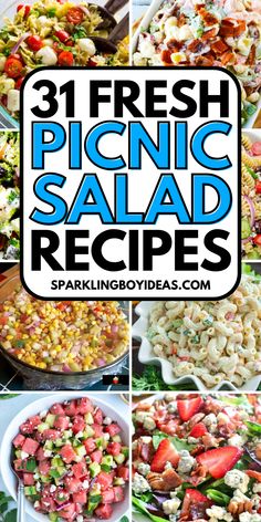 Picnic salads are perfect for summer parties. Discover refreshing summer salads that everyone will love. Try BBQ salads like grilled BBQ salad recipes and unique summer salad recipes. Explore summer side dishes for BBQ parties like cold salad recipes, fruit summer salads, and veggie salads. These BBQ salad recipes and picnic salad ideas are great for any outdoor event. From strawberry salads, berry salads, pasta salad recipes to BBQ chicken salads and variety of other summer recipes. Summer Carry In Dishes, Picnic Salads Recipes Summer, Bbq Salad Recipes, Summer Salads For Bbq, Summer Side Dishes For Bbq, Summer Salads Recipes, Summer Picnic Salads, Picnic Sides, Summer Salad Ideas