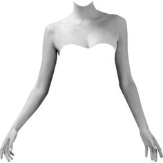 black and white photograph of a woman with her hands on her hips wearing a strapless top