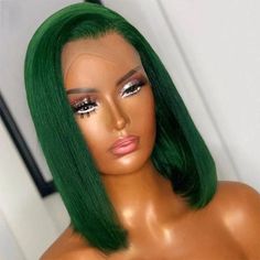 Product Name : Dark Green BoB Lace Frontal Wigs Straight 4x4/13x4 HD lace wig preplucked Hair Color : Dark Green Hair Length :8-14inch Cap size :Average(21-23inch) Wholesale : Drop Shipping/Customized(Labels) Hair Type : Brazilian /Peruvian /Malaysian /Indian Hair Hair Quality : 100% Human Hair,No Tangle,No SheddingGRADE :10A Grade Dyed/Restyled : Can Be Dyed Or Bleached,Can Be Restyled Return Policy : 15 Days No Reason Return Original Item 1.HOW LONG IS SHIPPING? Your goods will be shipped with Green Bob, Lace Frontal Bob, Dark Green Hair, Green Wig, Lace Frontal Wigs, Straight Bob, Short Bob Wigs, Blonde Bobs, Bob Wig