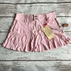 New With Tags! 100% Silk Da-Nang Skirt Surplus Vintage Color: Pink Size: M Style: Psg247 Machine Wash Cold With Wash Bag Short Cotton Flowy Skirt Bottoms, Pink Cotton Pleated Skirt Bottoms, Pink Skirted Bottoms With Pockets, Pink Pleated Cotton Skirt, Pink Short Relaxed Skirt, Pink Short Skirt With Pockets, Short Pink Skirt With Pockets, Pink Cotton Skirted Bottoms, Pink Flared Cotton Skirt