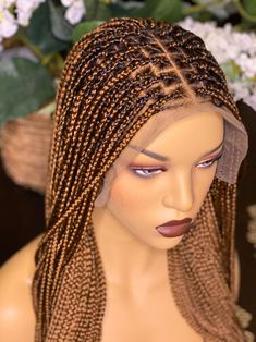 braids knotless wig 30 Color Knotless Braids, Knotless Box Braids Color, Braids Color 30, Box Braids Color, Romantic Updos, Xpression Hair, Braids Color, Colored Box Braids, Knotless Box Braids