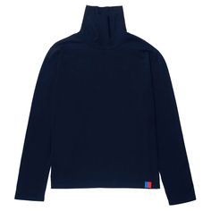 The Turtleneck - Navy Long Tee, Layering Pieces, The Earth, The Modern, Layering, Turtle Neck, Navy, Clothes