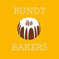 a bundt cake with the words bundt bakers on it