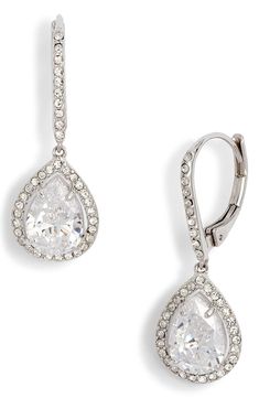 Nordstrom Cubic Zirconia Drop Earrings | Nordstrom Kate Middleton Jewelry, Top Jewelry Trends, 2022 Jewelry, Princess Necklace, Online Earrings, Pearl Drop Earrings, Jewelry Trends, Statement Earrings, Diamond Earrings