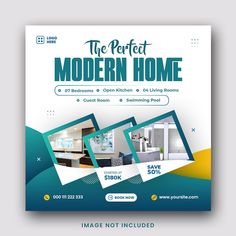 the perfect modern home flyer template