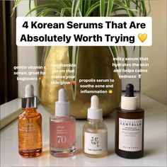 Korean Serums, Affordable Skin Care Routine, Acne Prone Skin Care, Skin Care Basics