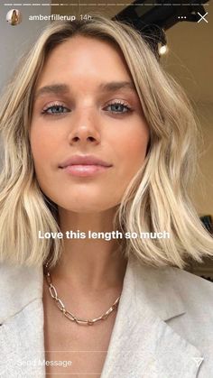 Kort Bob, Blonde Hair Inspiration, Blonde Hair Looks, Short Blonde Hair, Cut My Hair, Hair Envy, Hair Today, Blonde Hair Color, Hair Day