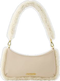 Luxury Beige Baguette Bag For Evening, Cream Evening Shoulder Bag, Beige Baguette Bag For Evening, Chic Cream Evening Shoulder Bag, Luxury Beige Handheld Baguette Bag, Chic Cream Shoulder Evening Bag, Chic Cream Shoulder Bag For Evening, Chic Cream Evening Bag With Detachable Strap, Beige Double Handle Baguette Bag For Evening