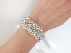 Rhinestone bracelet bridal bracelet bridesmaid Cuff | Etsy Glamorous Sparkling Bracelets For Wedding, Glamorous Sparkling Bracelet For Wedding, Glamorous Cuff Bracelet For Wedding, Glamorous Wedding Cuff Bangle Bracelet, Elegant Beaded Cuff Bracelet For Wedding, Adjustable Crystal Cuff Bracelet For Wedding, Beaded Adjustable Crystal Bracelet For Wedding, Glamorous Wedding Bracelets With Bling, Elegant Bling Cuff Bracelet For Wedding