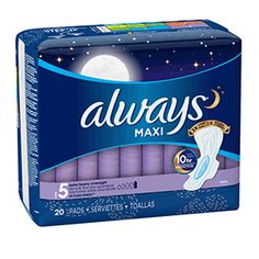 alwayss max sanitary pads with extra absorb, regular size, pack of 72 sheets