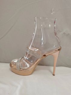 Clear Plexi Resin Female Mannequin Foot Form for 10cm High Heeled Shoes with Flipflop Toes RF-2 1. material: solid resin 2. size: chinese/europen size 38 / USA size 7 3.functions: it's for shoes display for stores, or home shoes organization 4. characteristics: it's luxury, expensive, plexi, but there's one thing, it's not as the acrylic, it will turn yellow after about 1 year using. but it will not influence the transparency. if you don't check it carefully, you could not notice it. 5. The cost Shoes Organization, Shoes Display, Female Mannequin, Shoes Store, Shoe Display, Dress Forms, Home Shoes, Mannequin Heads, Visual Display