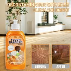 the floor cleaner is clean and ready to be used in any room with wood floors