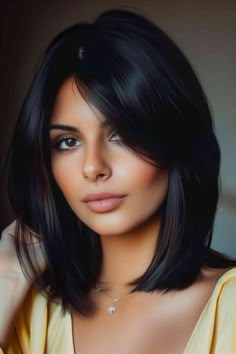 57 Hottest Shoulder-Length Bob Haircuts to See Before You Decide Shoulder Length Bob Hairstyles, Shoulder Length With Bangs, Rare Features, Shoulder Length Bob, Medium Layered Hair, Edgy Short Hair, Hairstyles And Haircuts, Shoulder Length Hair Cuts, Short Hair Styles For Round Faces