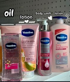 body care Vaseline Skin Care Products, Vaseline Body Wash, Body Self Care Routine, Skin Care Items Beauty Products, Vaseline Skin Care, Bodycare Routines, Vaseline Products, Vaseline Uses For Face, Uses For Vaseline