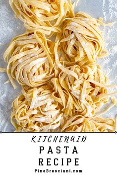 KitchenAid Pasta Kitchenaid Pasta Recipe, Kitchenaid Attachment, Balsamic Chicken Pasta, Comfort Pasta Dishes, Make Homemade Pasta, Homemade Pasta Dough, Kitchenaid Pasta, Make Your Own Pasta