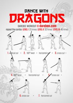 Dance with Dragons Workout Guerriero Samurai, Warrior Workout, Combat Training, Martial Arts Styles