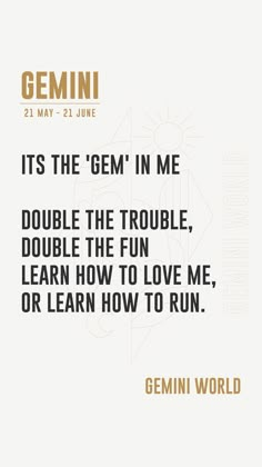 a quote from genni about how to love me, or learn how to run