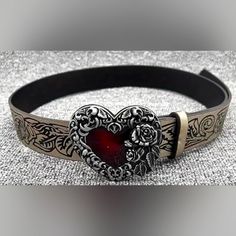 Versatile. Adorbs. New Gothic Belt, Gothic Belts, Fitted Black Gothic Belt, Red Gothic Fitted Corset Belt, Gothic Red Nickel-free Earrings, Romantic Goth, Red Heart, Hat Hairstyles, Lady In Red