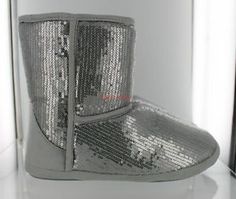 Silver Sequin Bootie Slipper for moon boots, knights armor, rockstar. Knights Armor, Knight Armor, Slippers For Women, Moon Boots, Silver Sequin